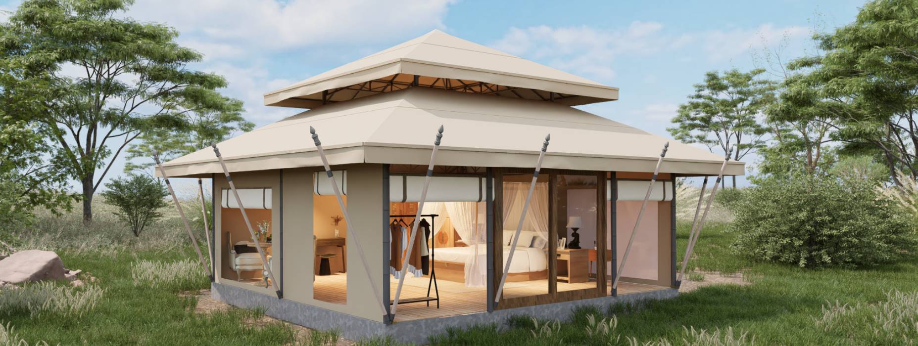 让胡路区户外野奢帐篷